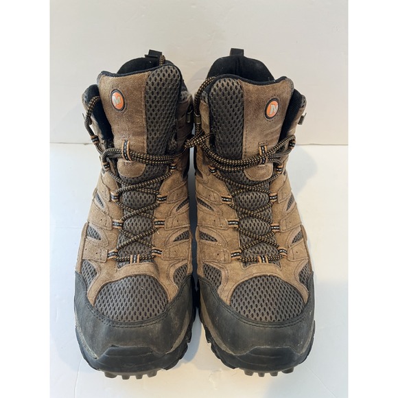 Merrell Moab 2 Mens Sz 13 Hiking Boots Brown Suede Mid Waterproof J06051 main image 7